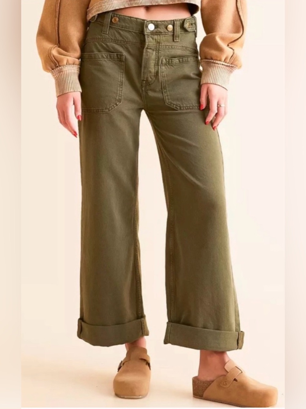 Free people Palmer cuff jeans